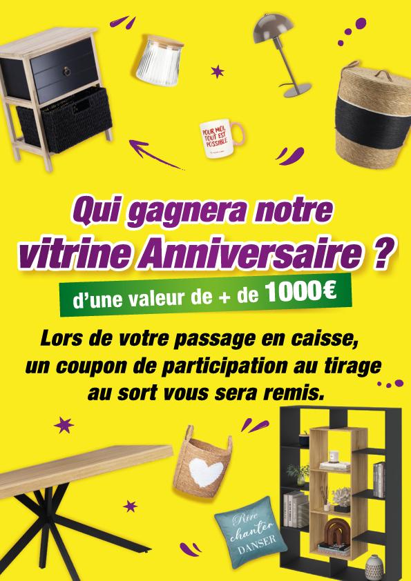 jeu anniversaire bazarland 2025 en magasin